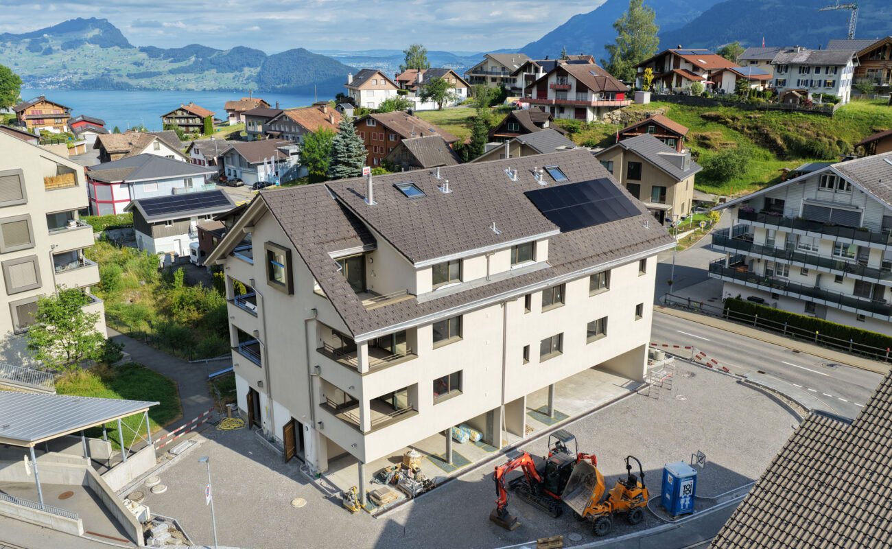Mehrfamilienhaus Klewenstock, Emmetten NW, Umgebungsarbeiten